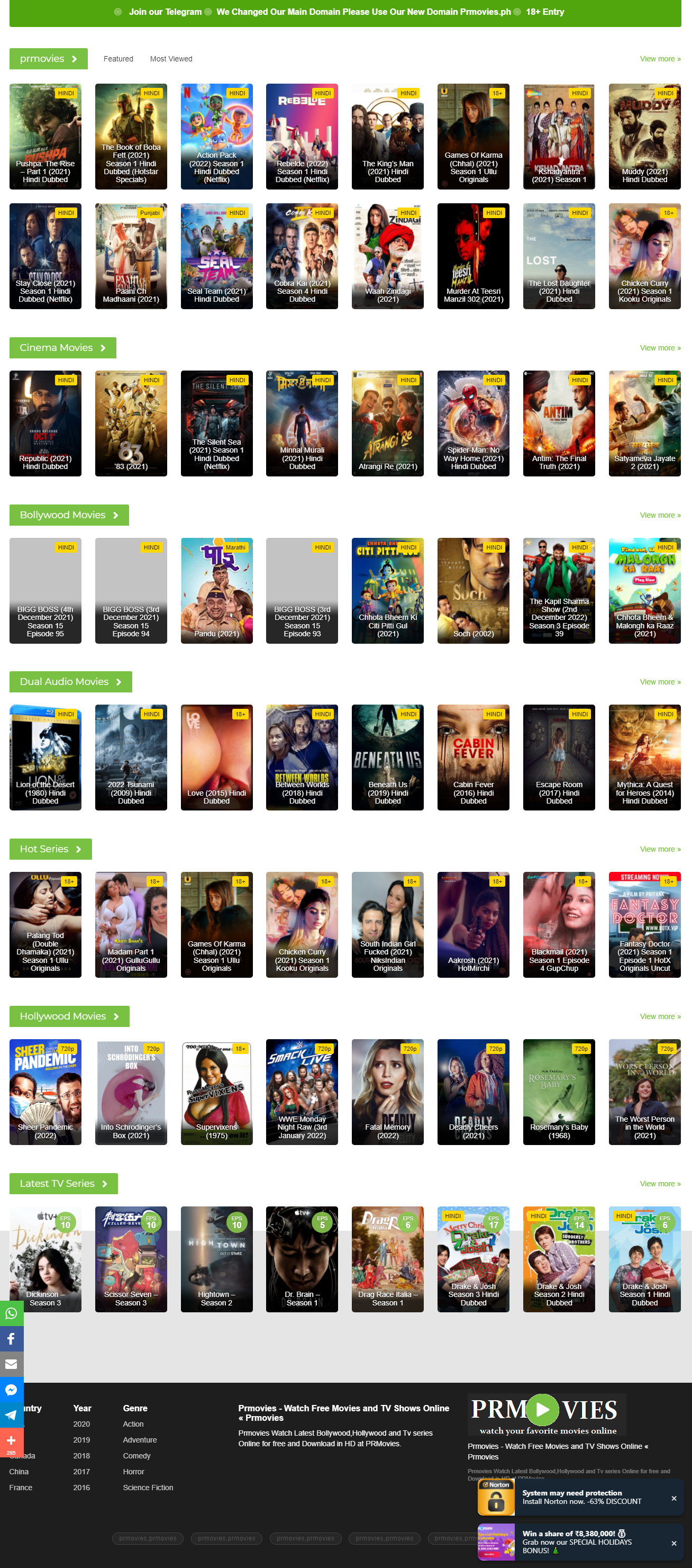 Prmovies 2022 Watch Latest Hollywood Bollywood Movies and Web Series