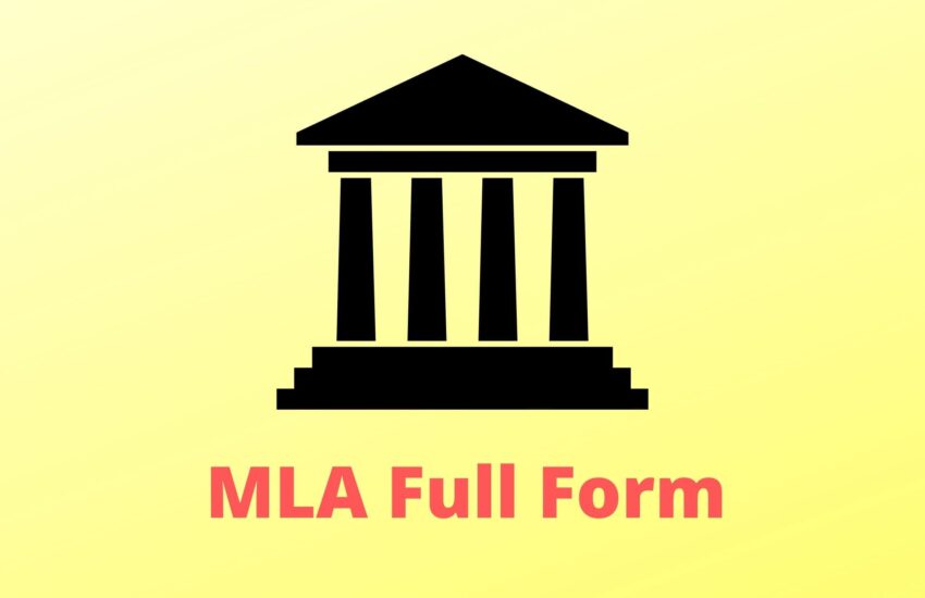MLA Full Form in Politics Hindi English