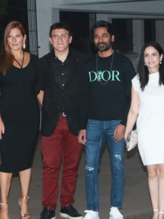 Ananya to Danush Attend Success Party of Gray Man