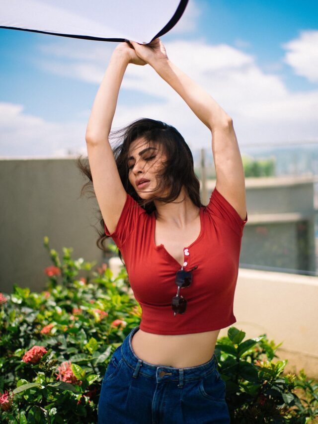 Mouni Roy Sizzling look in Bikini on Beach