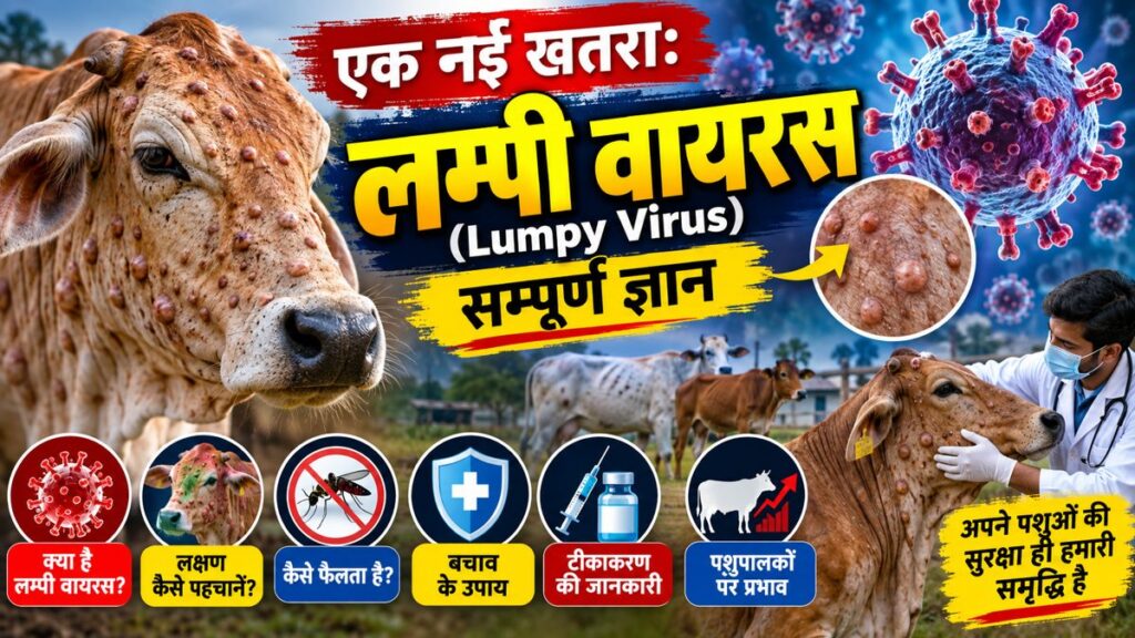 एक नई खतरा: लम्पी वायरस (Lumpy Virus) का सम्पूर्ण ज्ञान featured thumbnail