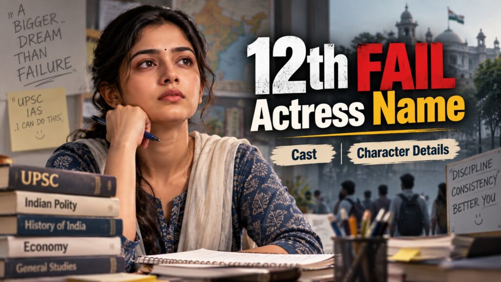 12th Fail Actress Name, Cast & Character Details featured thumbnail