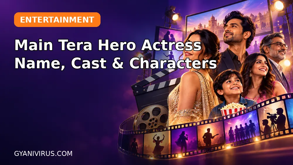 Main Tera Hero Actress Name, Cast & Characters