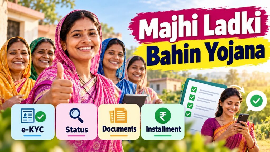 Majhi Ladki Bahin Yojana e-KYC status thumbnail