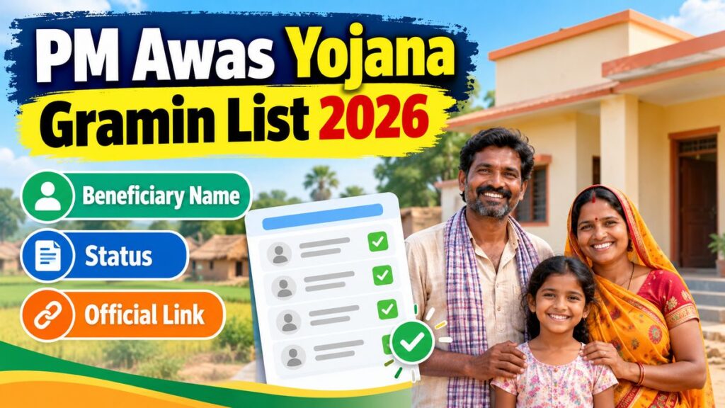 PM Awas Yojana Gramin List 2026 thumbnail