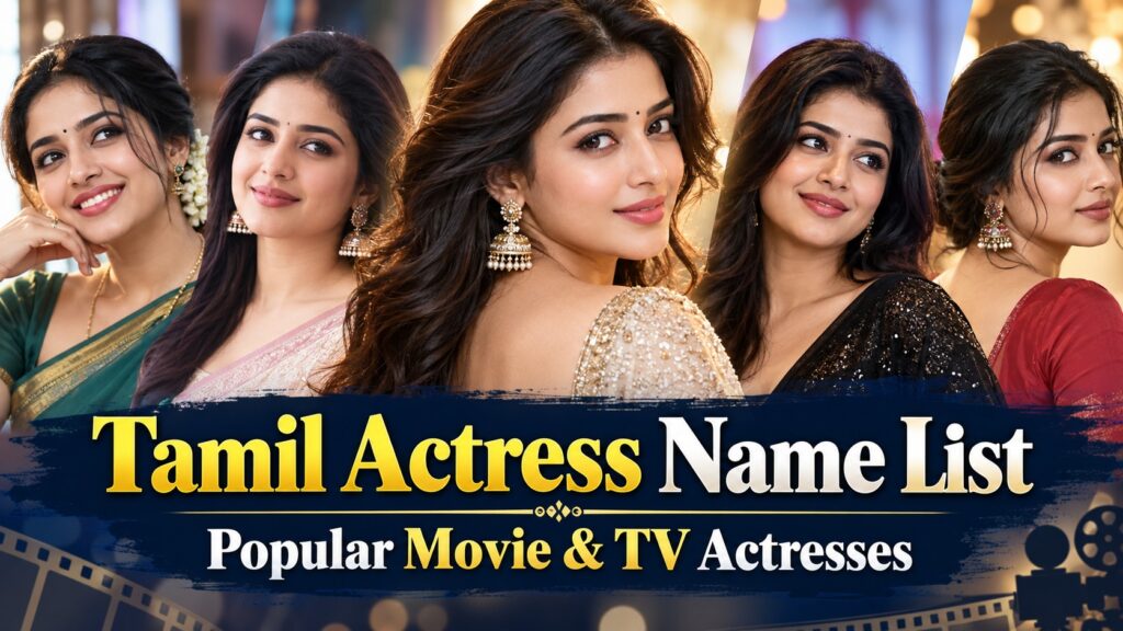 Tamil Actress Name List featured thumbnail